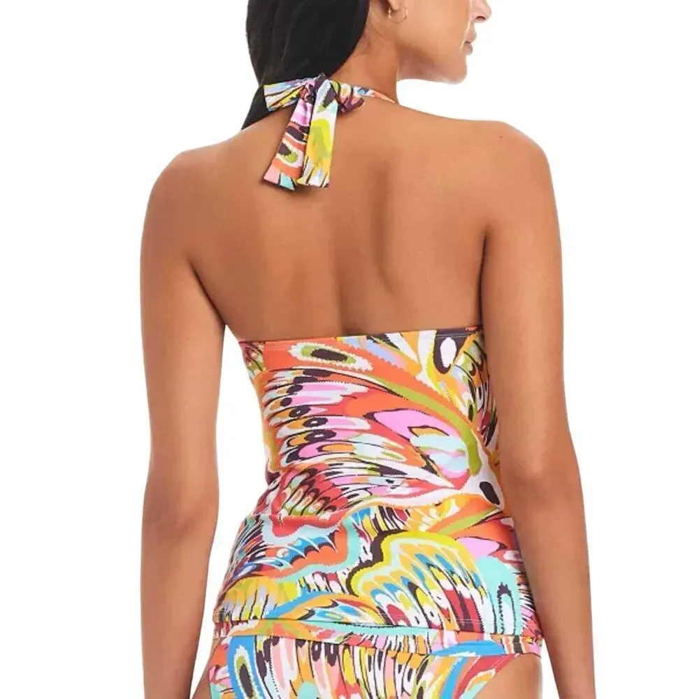 Bleu by Rod Beattie Break The Mold Halter Tankini Top Swimwear